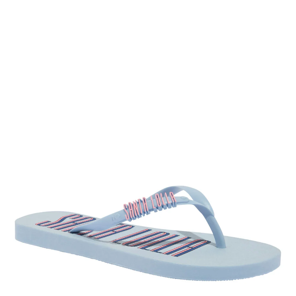 Chinelo Flip Flop Borracha Azul - vista 2 de 5