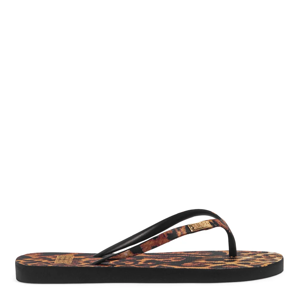 Chinelo Flip Flop Borracha Animal Print Onça - vista 1 de 4