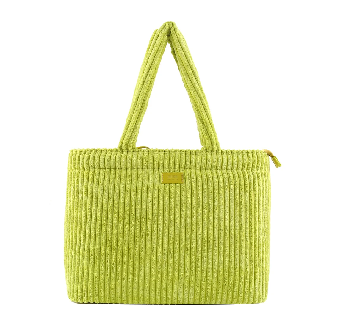 Bolsa Shopper Bag Atoalhado Verde Neon - vista 1 de 3
