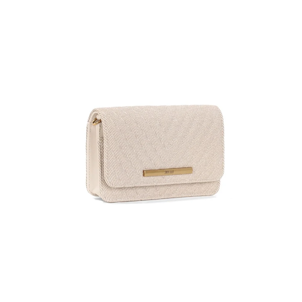 Bolsa Canvas Off White Alça Transversal - vista 2 de 3