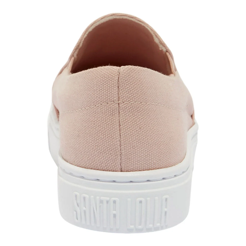 Tênis Slip On Lona Rosê - vista 5 de 5