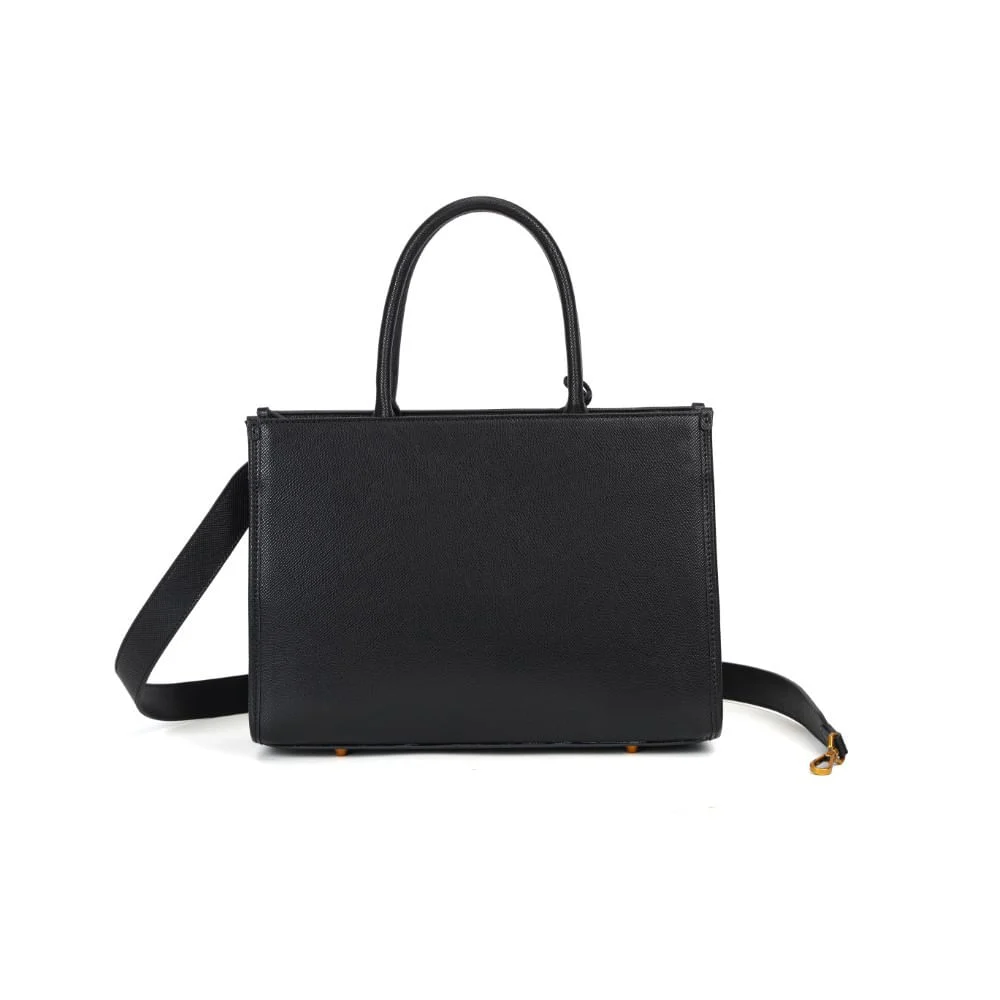 Bolsa Tote Risco Preta Duas Alças - vista 4 de 5