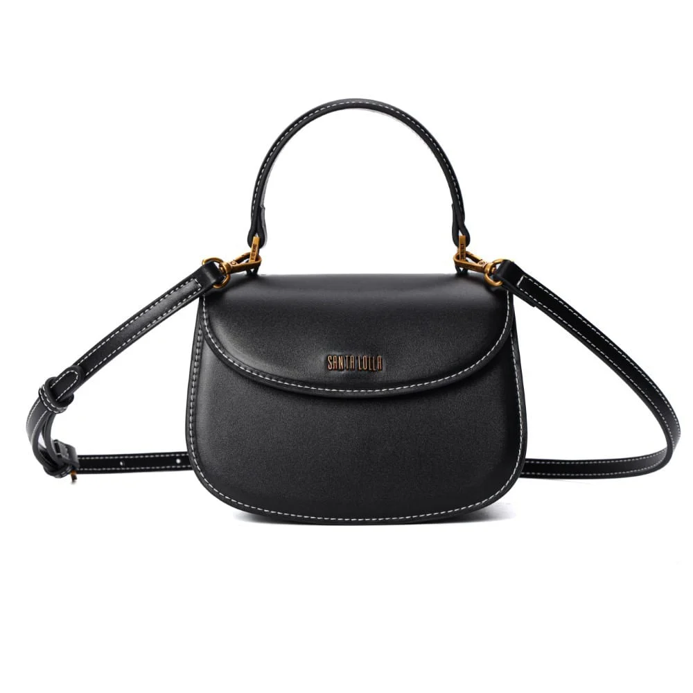 Bolsa Pequena Soft Preta Alça Dupla - vista 1 de 6