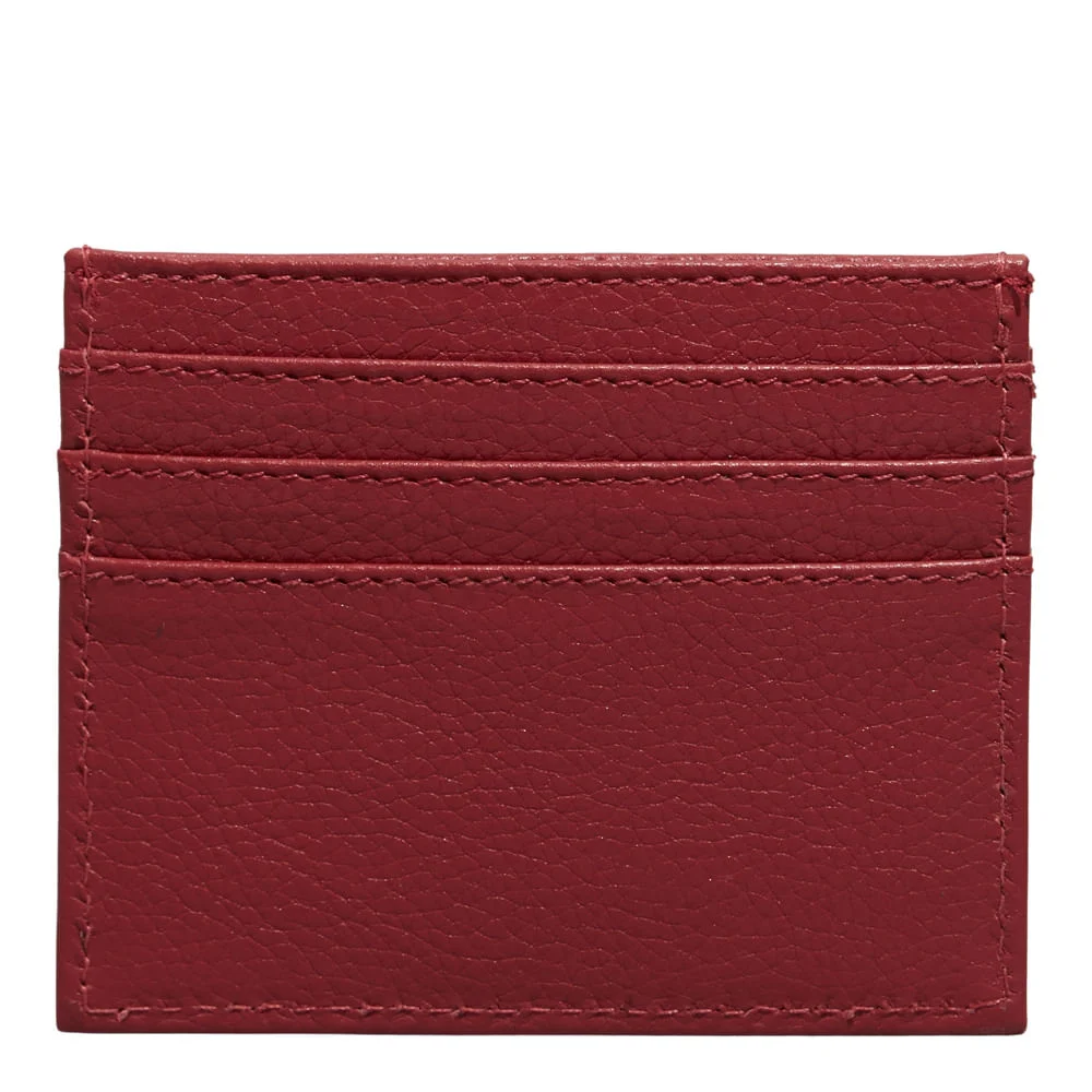 Porta cartão couro floater pepper red - vista 3 de 3