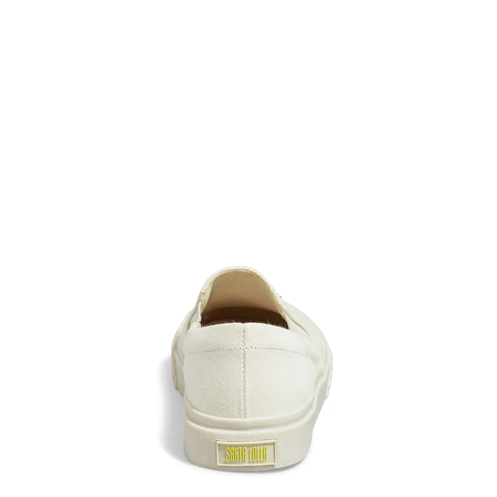 Tênis Slip On Lona Deserto Branco - vista 5 de 6