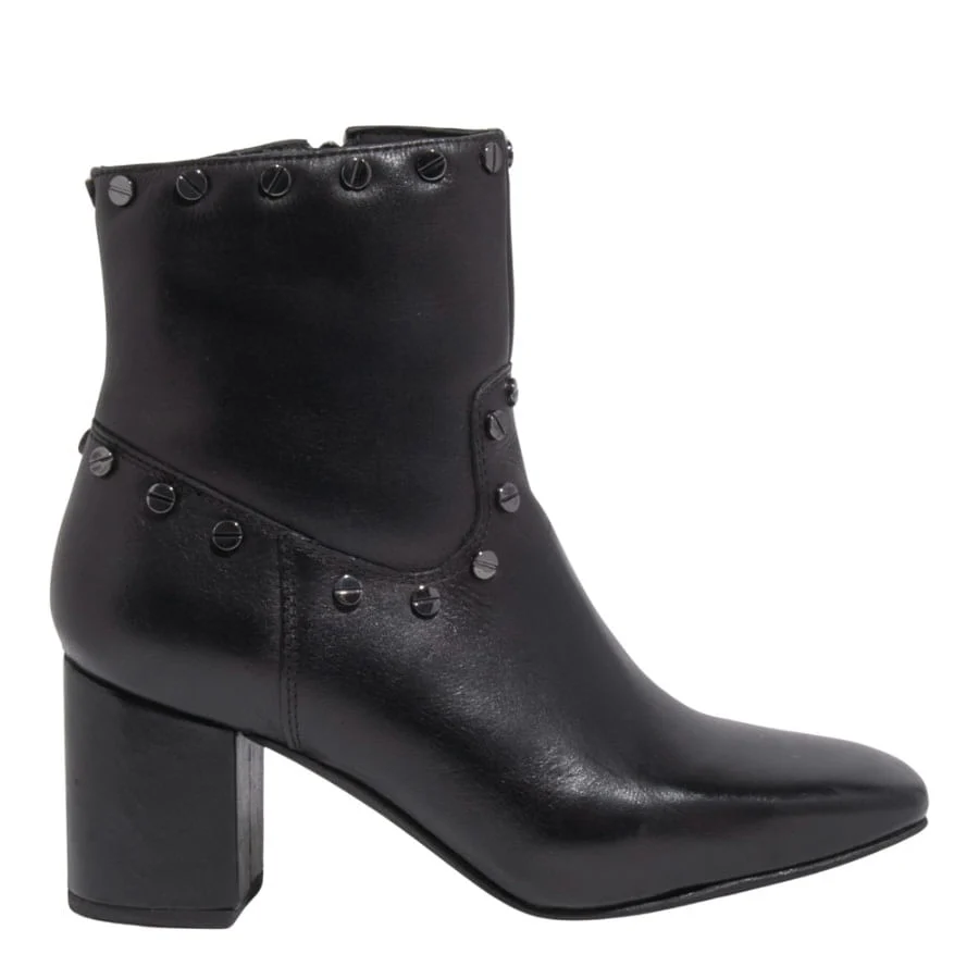 Bota Couro Confort Preto Salto Grosso - vista 1 de 3