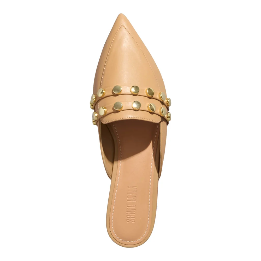 Mocassim Mule Napa Soft Palha - vista 4 de 4