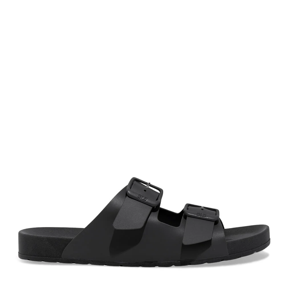 Chinelo Slide Fivela Masculino Borracha Cinza Titânio - vista 1 de 4