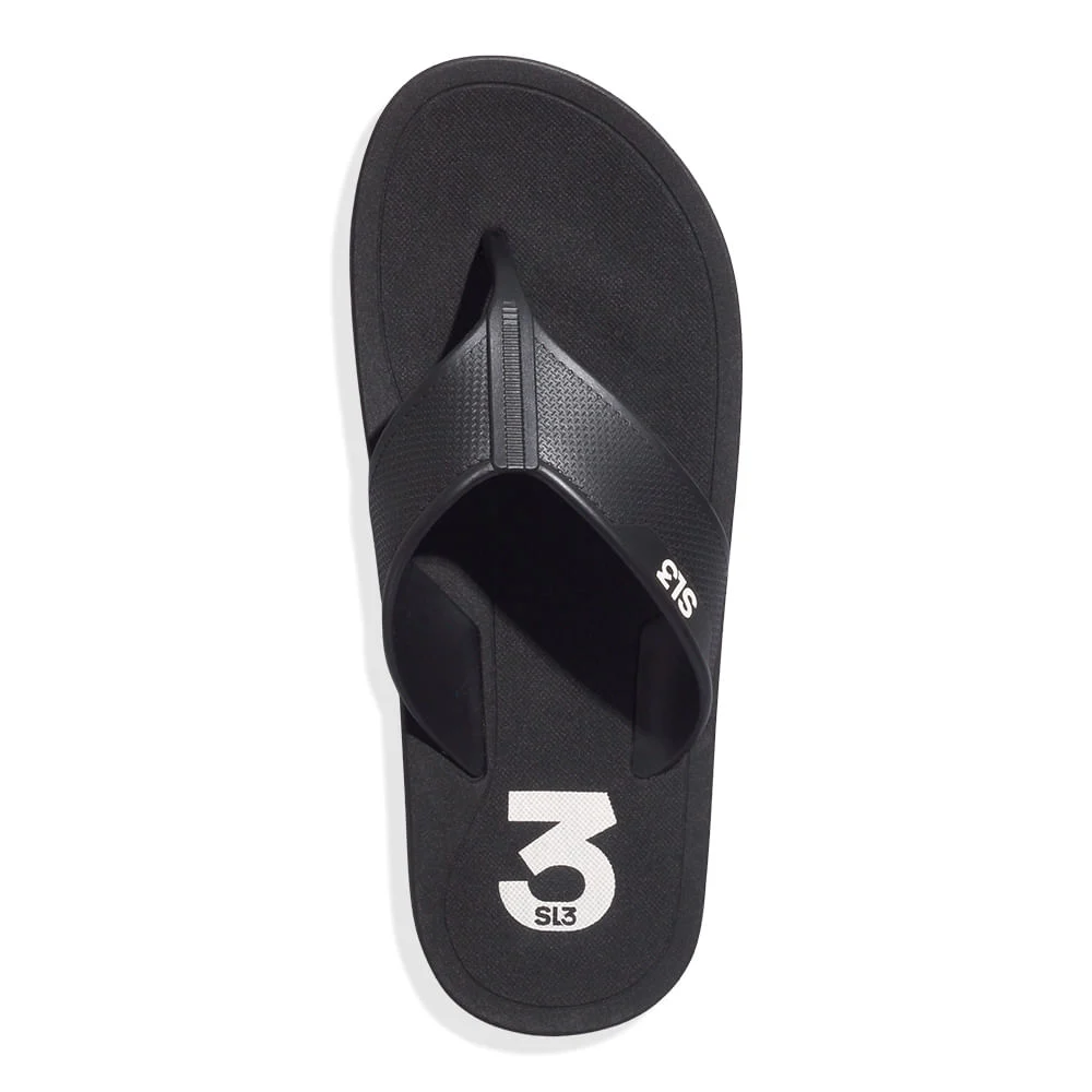 Chinelo Masculino Borracha Preto - vista 4 de 4