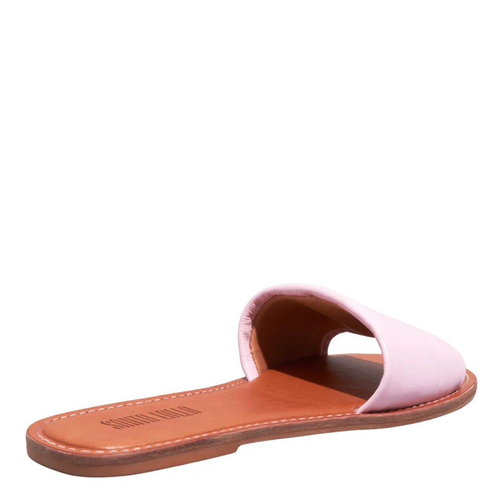 Rasteira Couro Nobre Soft Baby Pink - vista 3 de 4