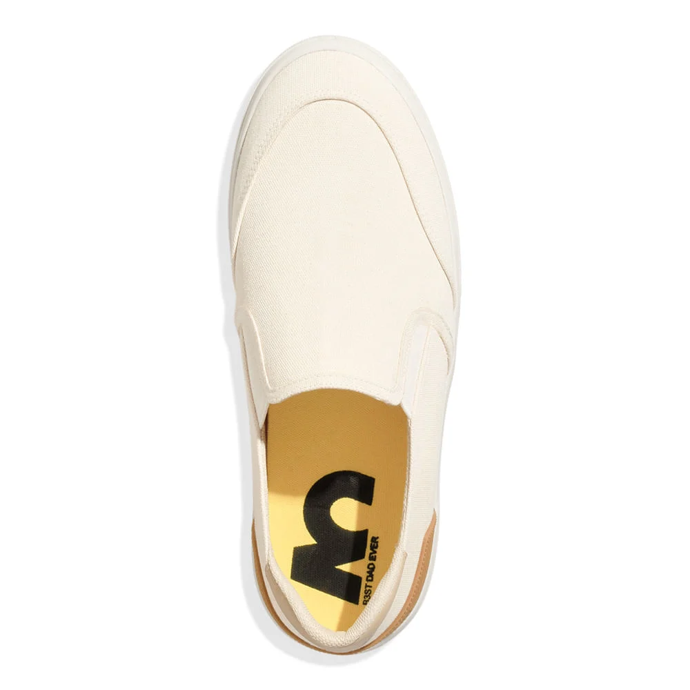 Tênis Slip On Masculino Lona Deserto Bege - vista 4 de 4