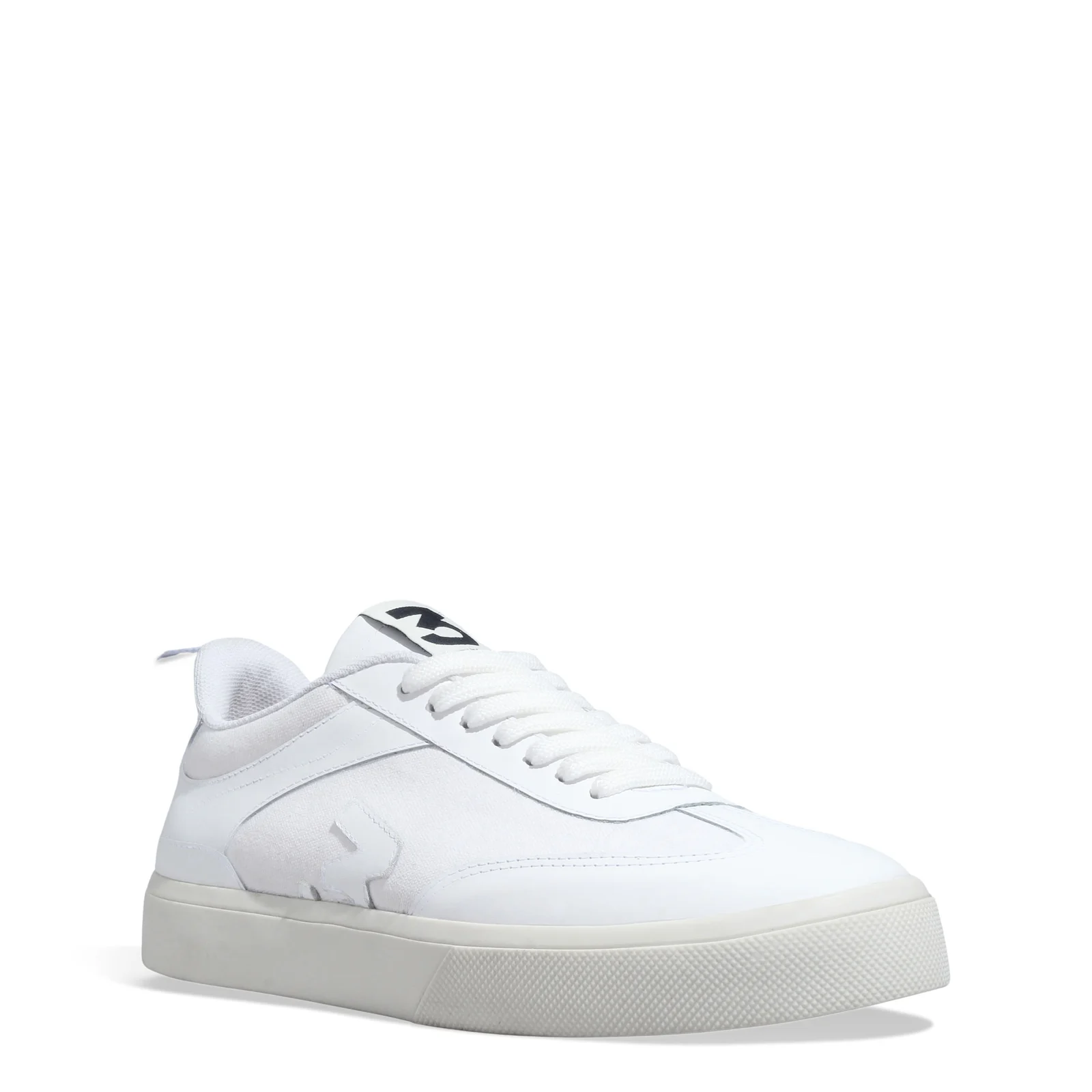 Tênis Masculino Couro Confort Branco - vista 2 de 4