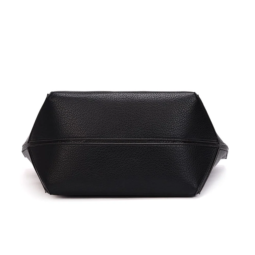 Bolsa Grande Floater Preta Alça Ombro - vista 6 de 9