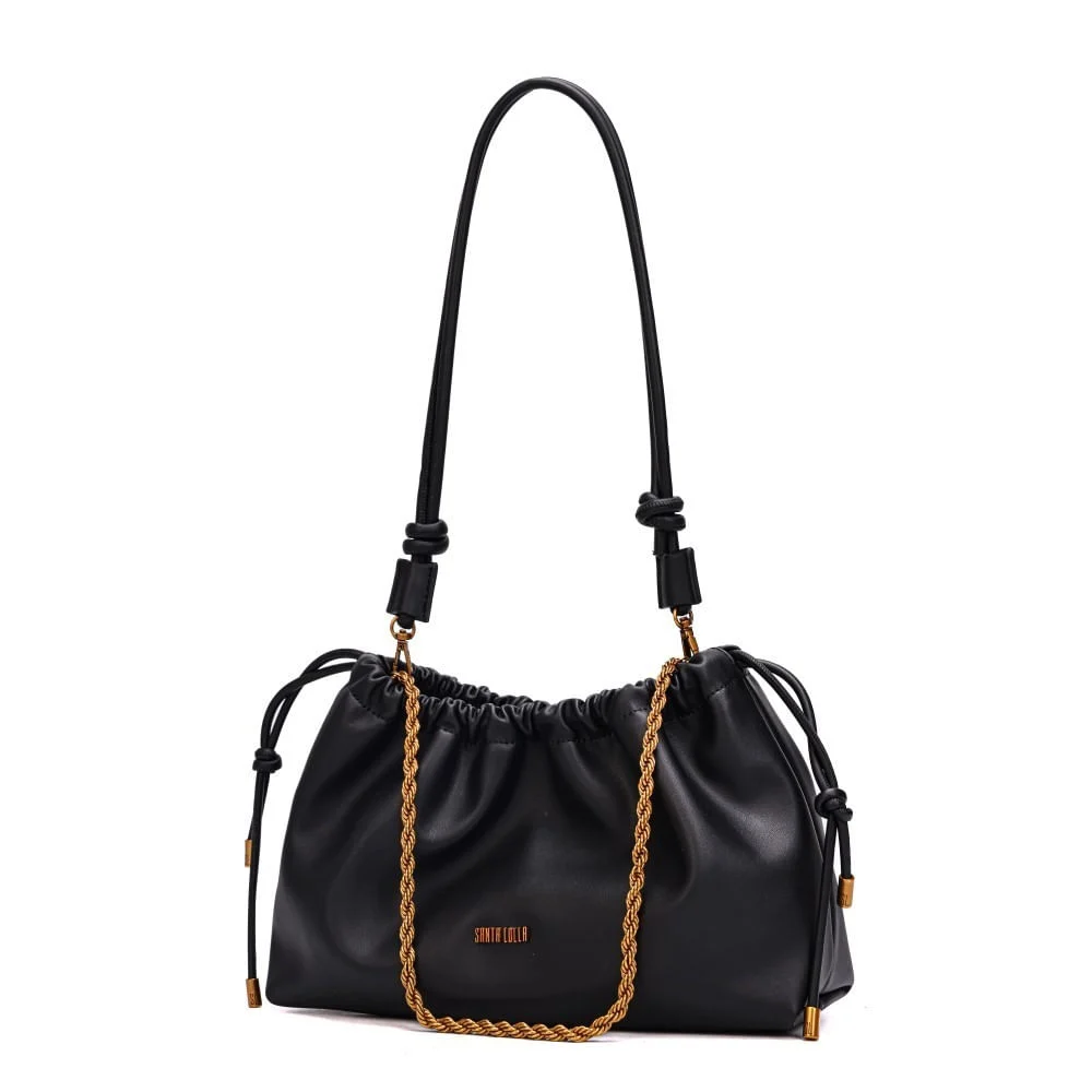 Bolsa M Material Soft Preto - vista 2 de 6