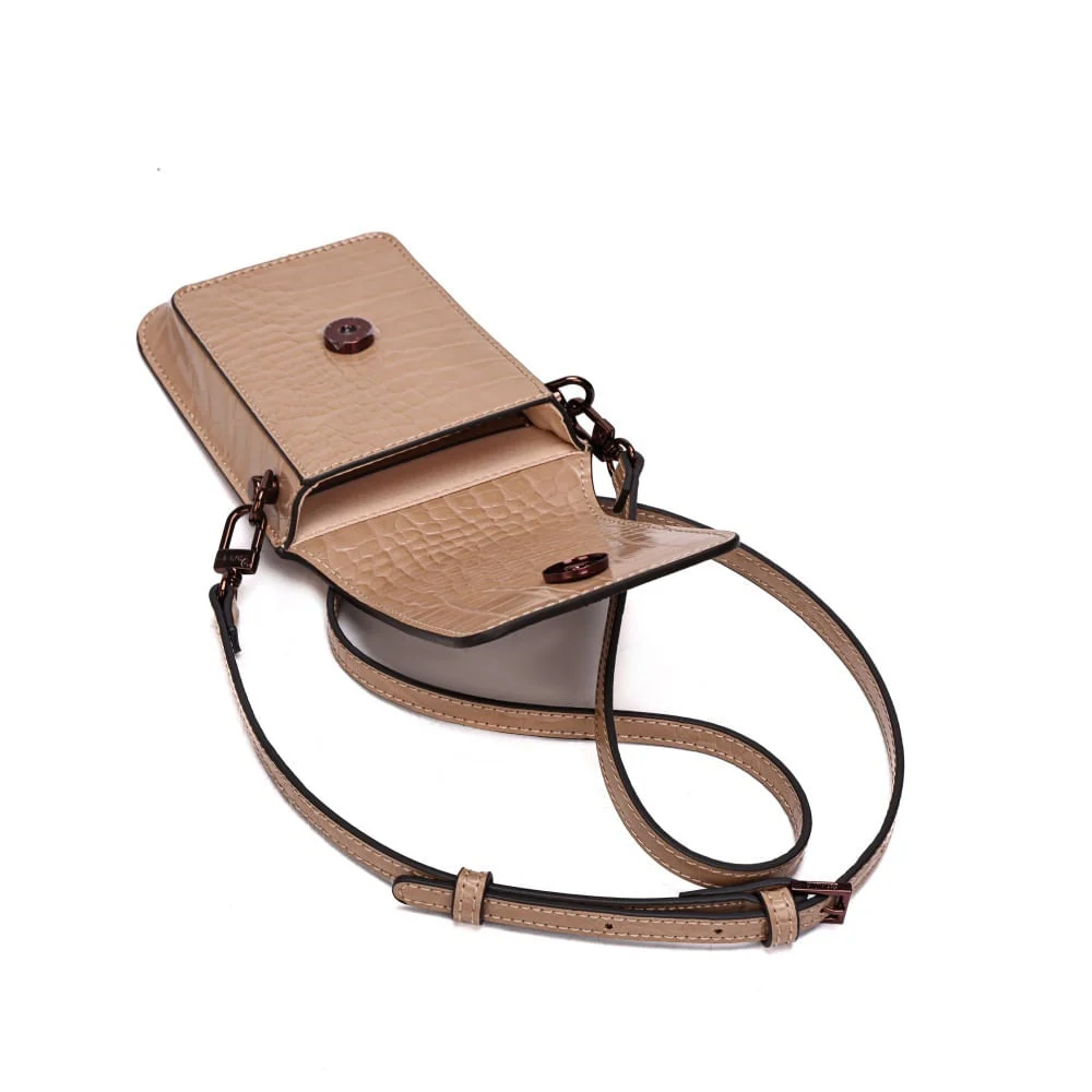 Carteira Material Croco New Sand - vista 7 de 7