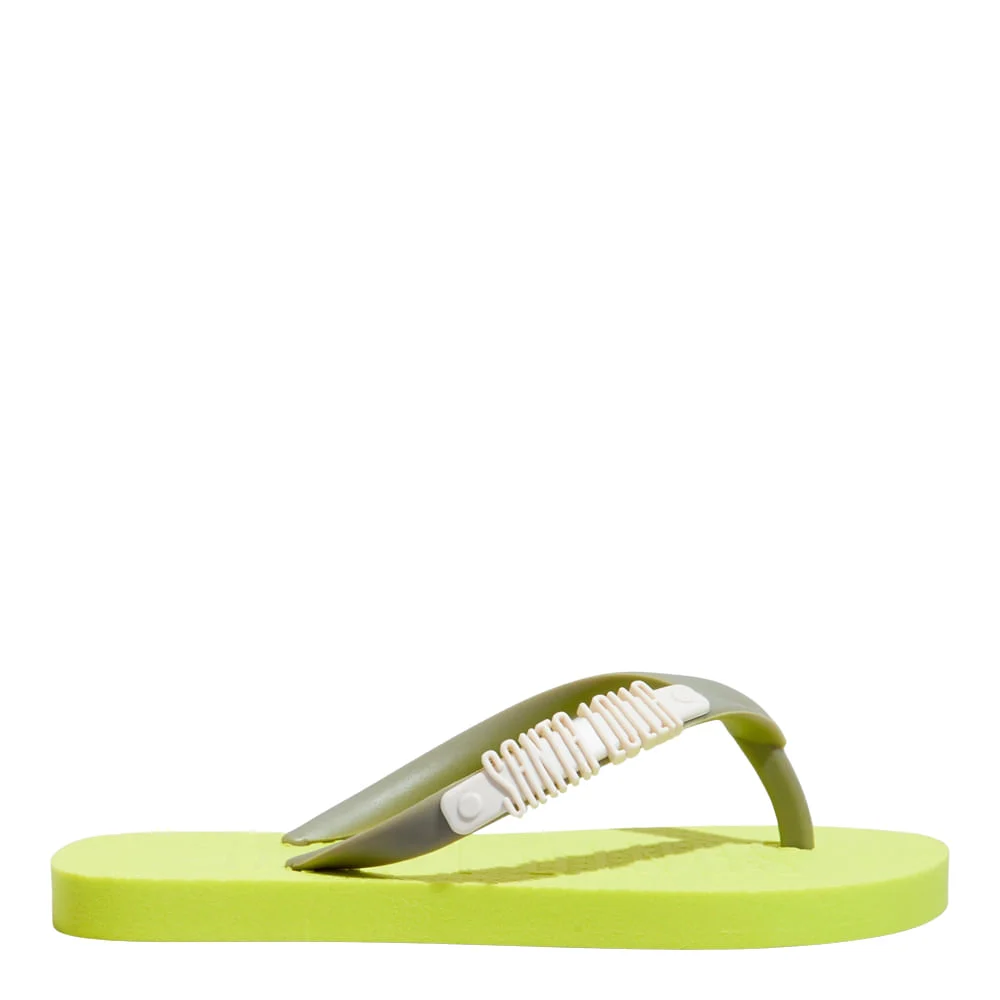 Flip Flop Borracha Amarelo Lime Fluor - vista 1 de 4