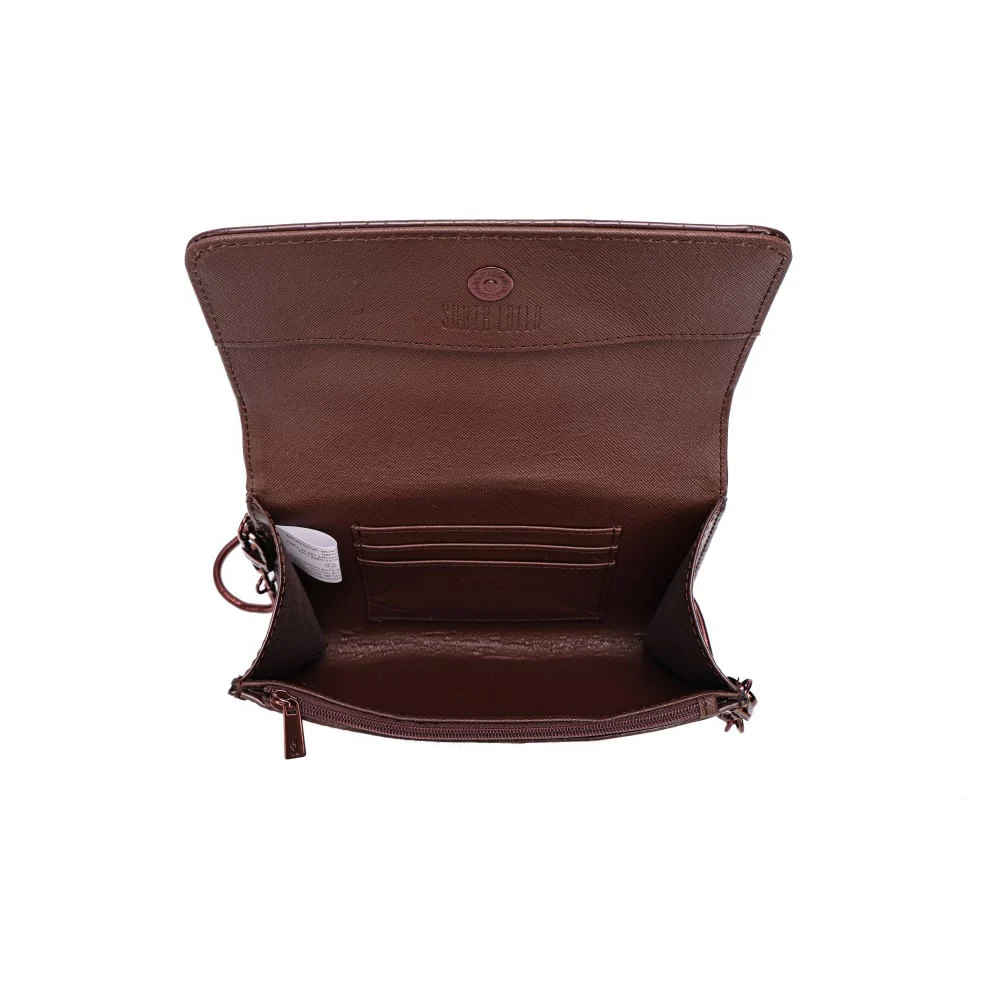 Carteira Material Croco Dark Cocoa - vista 7 de 7