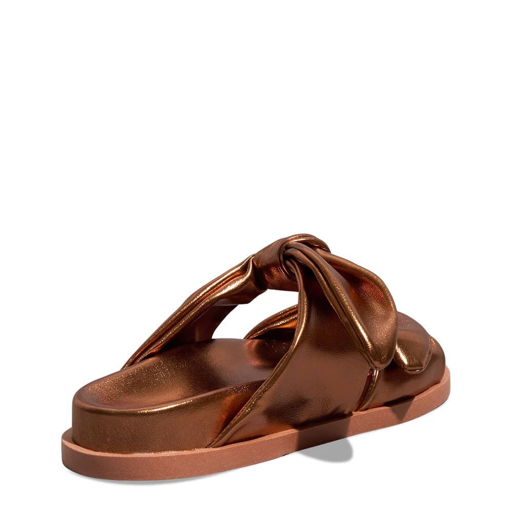 Papete Laço Metalizada Bronze - vista 3 de 4
