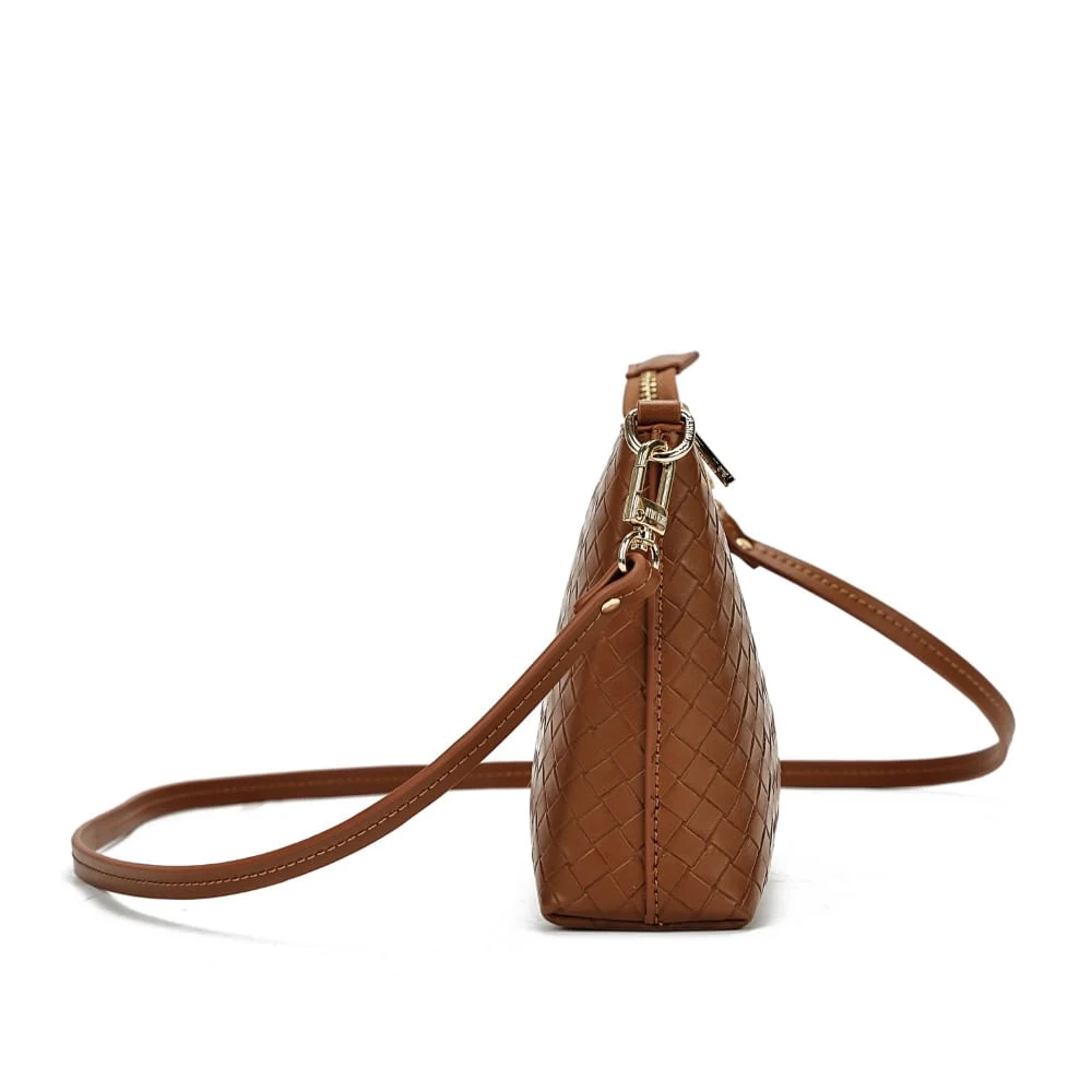 Clutch Soft Caramelo Alça Transversal - vista 4 de 7