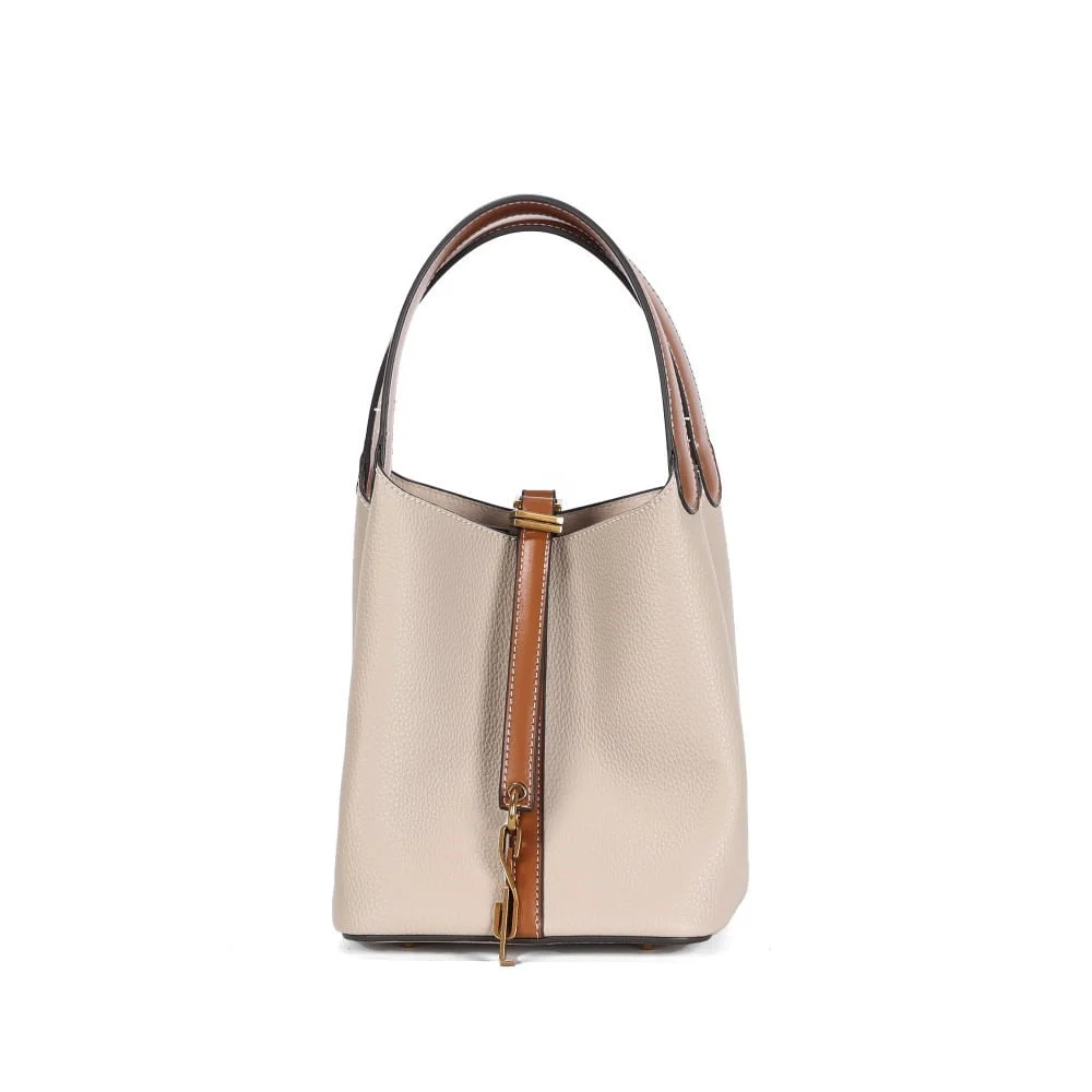 Bolsa Bucket Média Estruturada Floater Marfim - vista 1 de 3