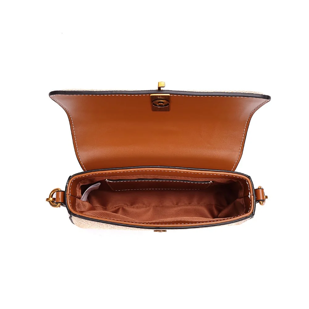 Bolsa Canvas Bege Transversal - vista 7 de 7