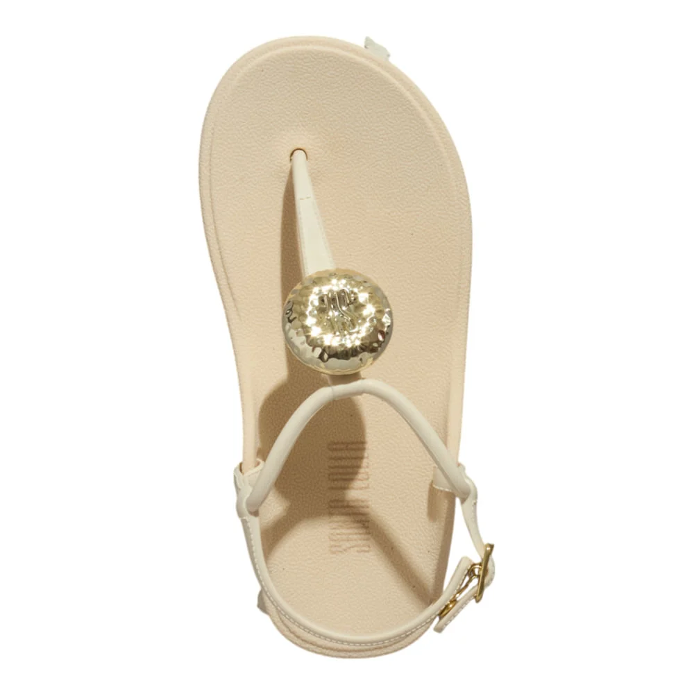 Sandália Rasteira Infantil Borracha Off White - vista 5 de 5