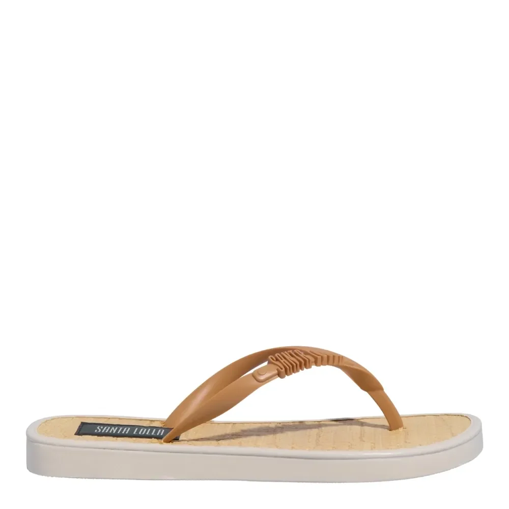 Chinelo Flip Flop Borracha Off White - vista 1 de 4