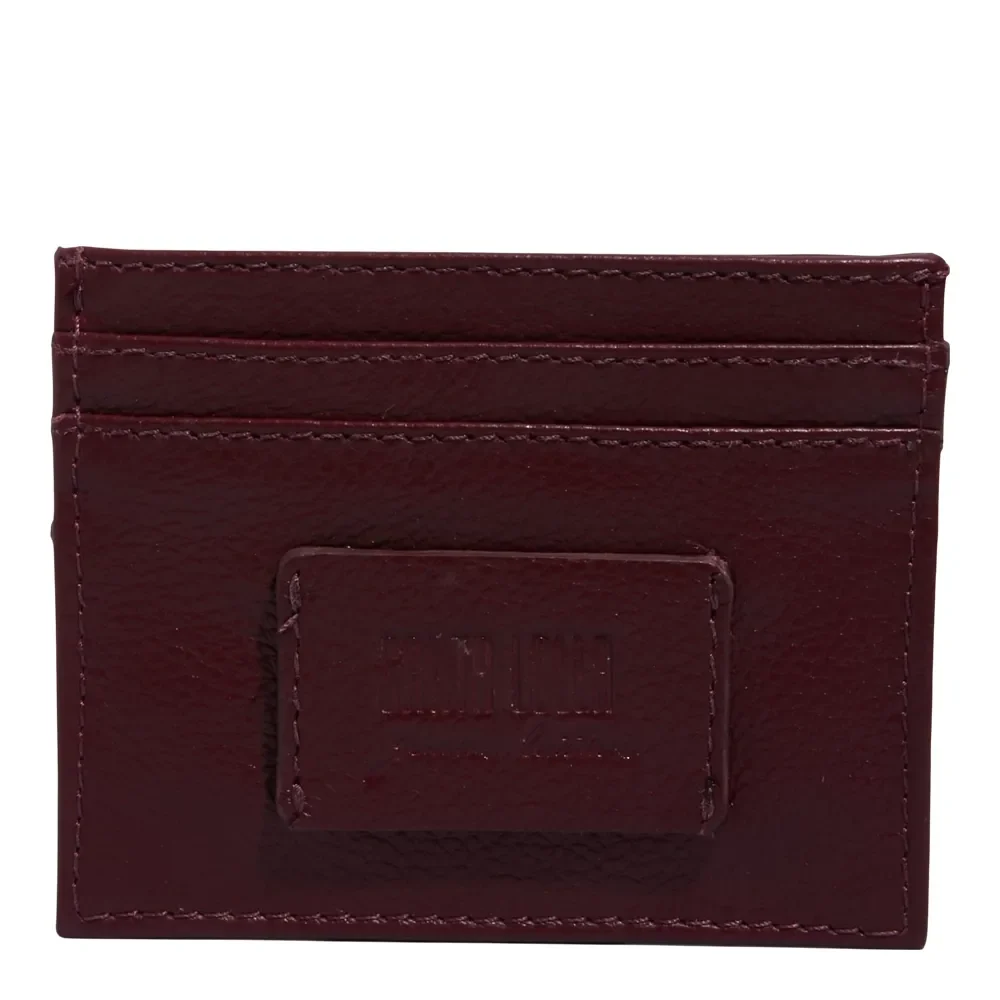 Porta Cartão Couro Floater Vermelho Ruby - vista 1 de 3