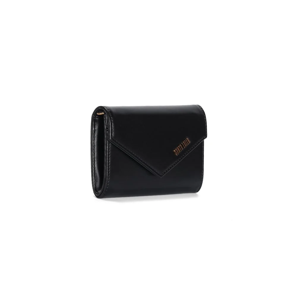 Carteira Alça Material Soft Preto - vista 2 de 3