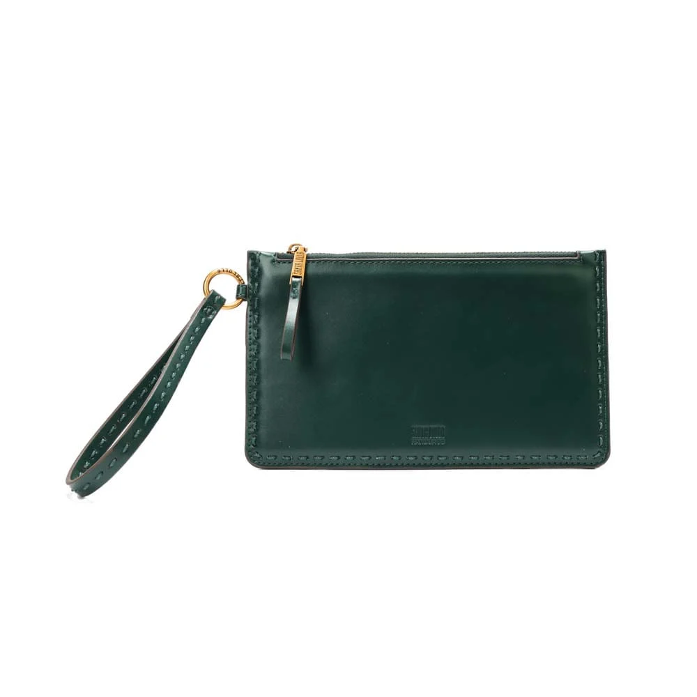 Clutch Soft Verde Turmalina Alça De Mão - vista 1 de 7