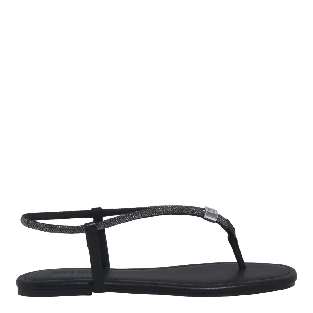 Rasteira Napa Soft Preto Bico Quadrado - vista 1 de 4
