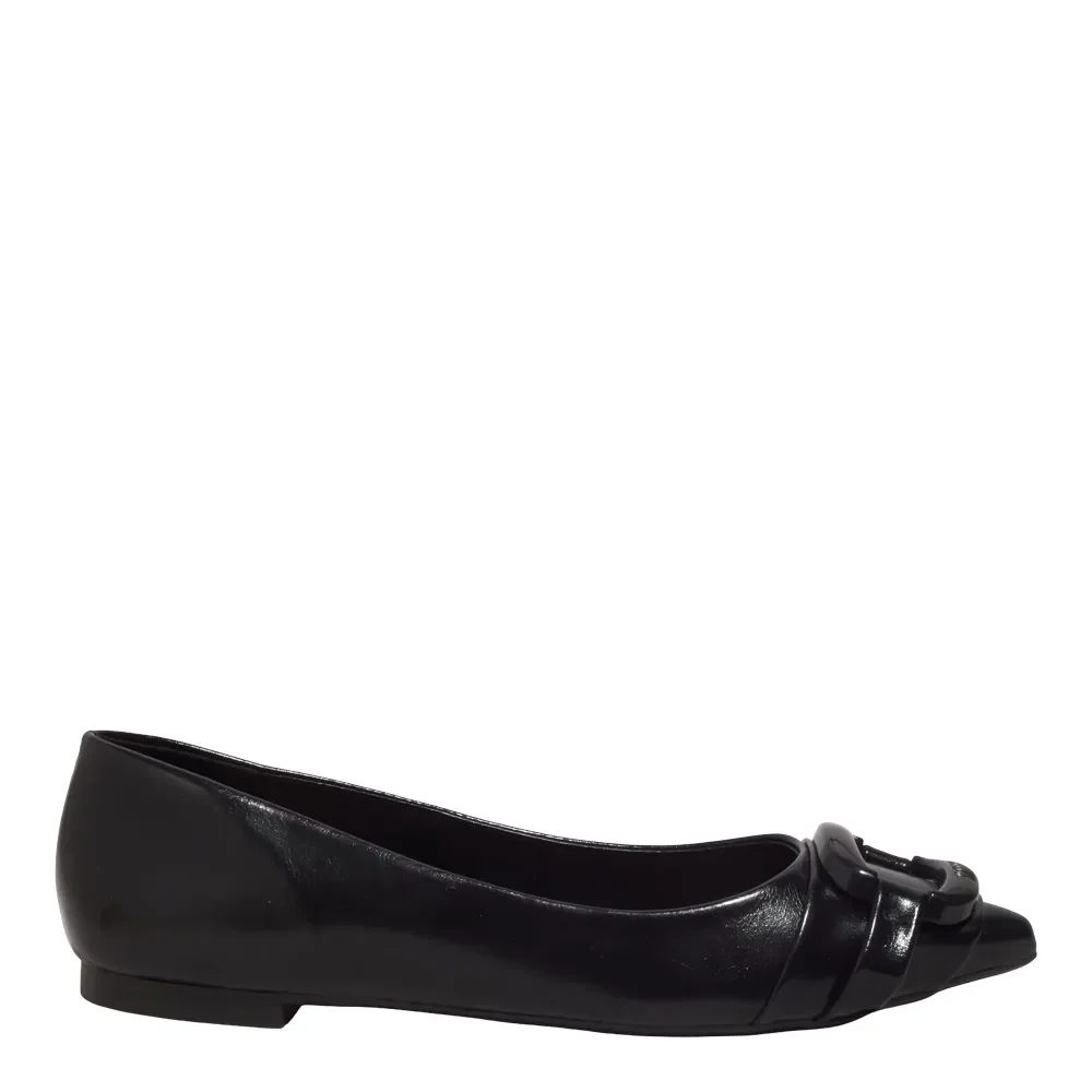 Sapatilha Napa Madri Preto Bico Fino - vista 1 de 4