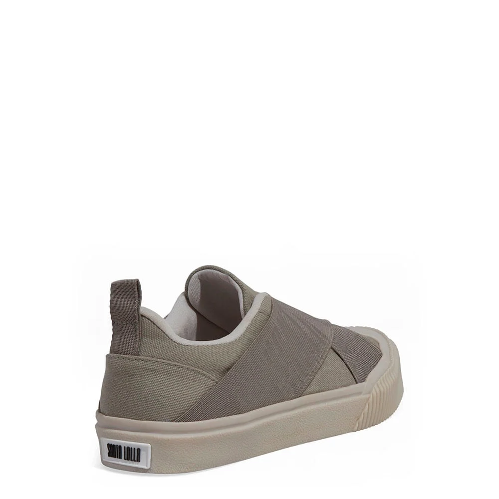 Tênis Slip On Têxtil Lona Deserto Verde Pistache - vista 3 de 4
