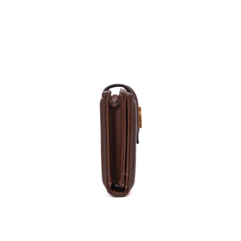 Carteira Retangular Floater Marrom Dark Cocoa - vista 4 de 7