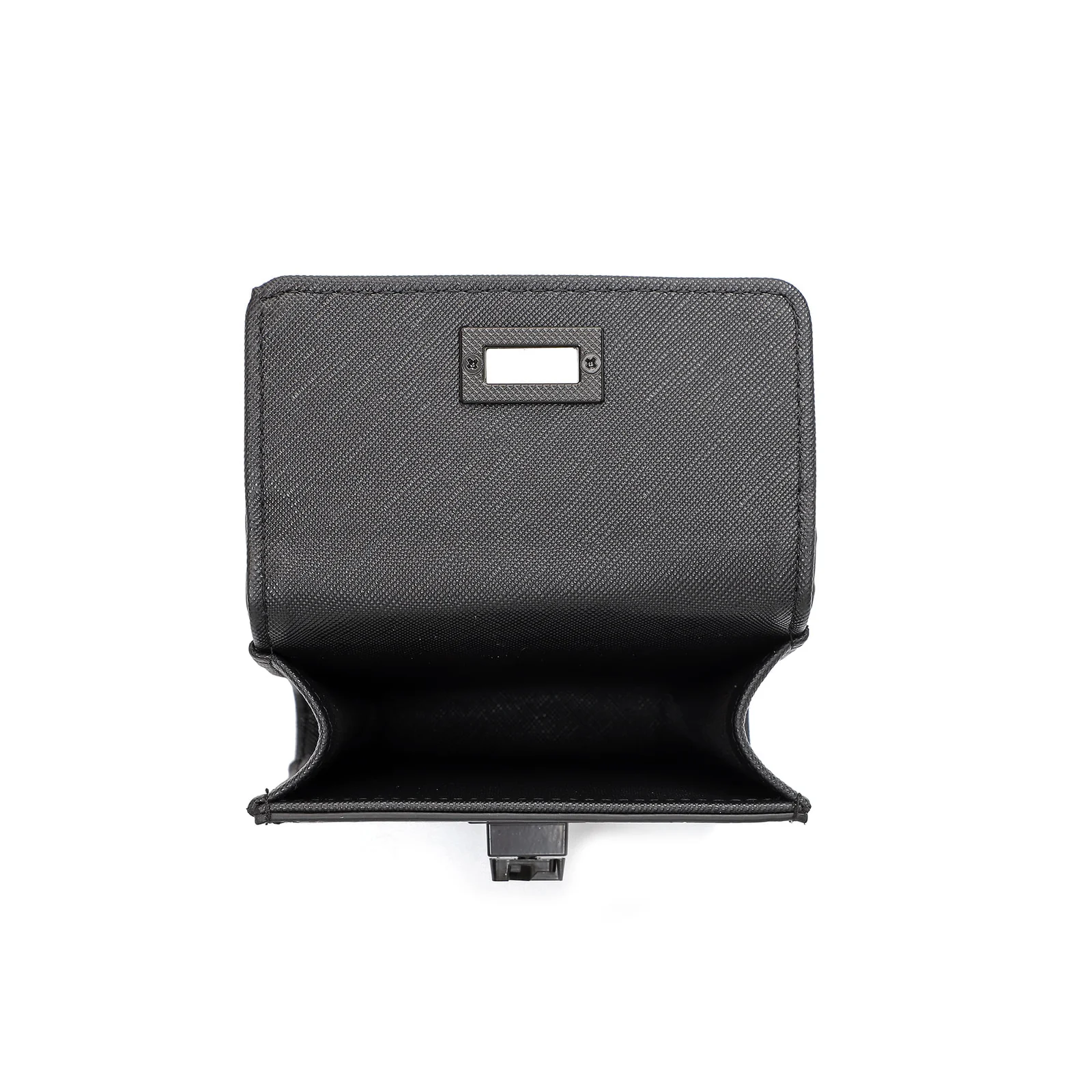 Porta Cartão Croco Preto Alça de Mão - vista 4 de 5