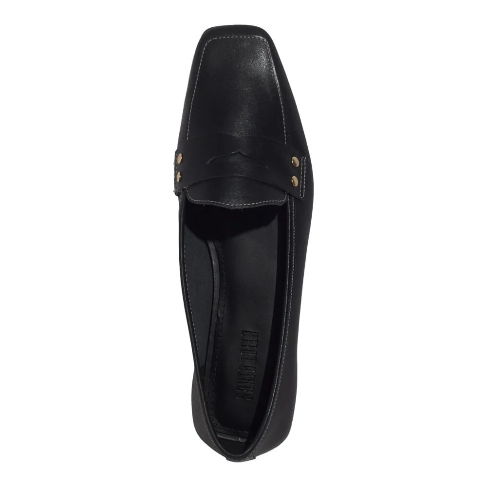 Mocassim Couro Nobre Soft Preto - vista 4 de 5