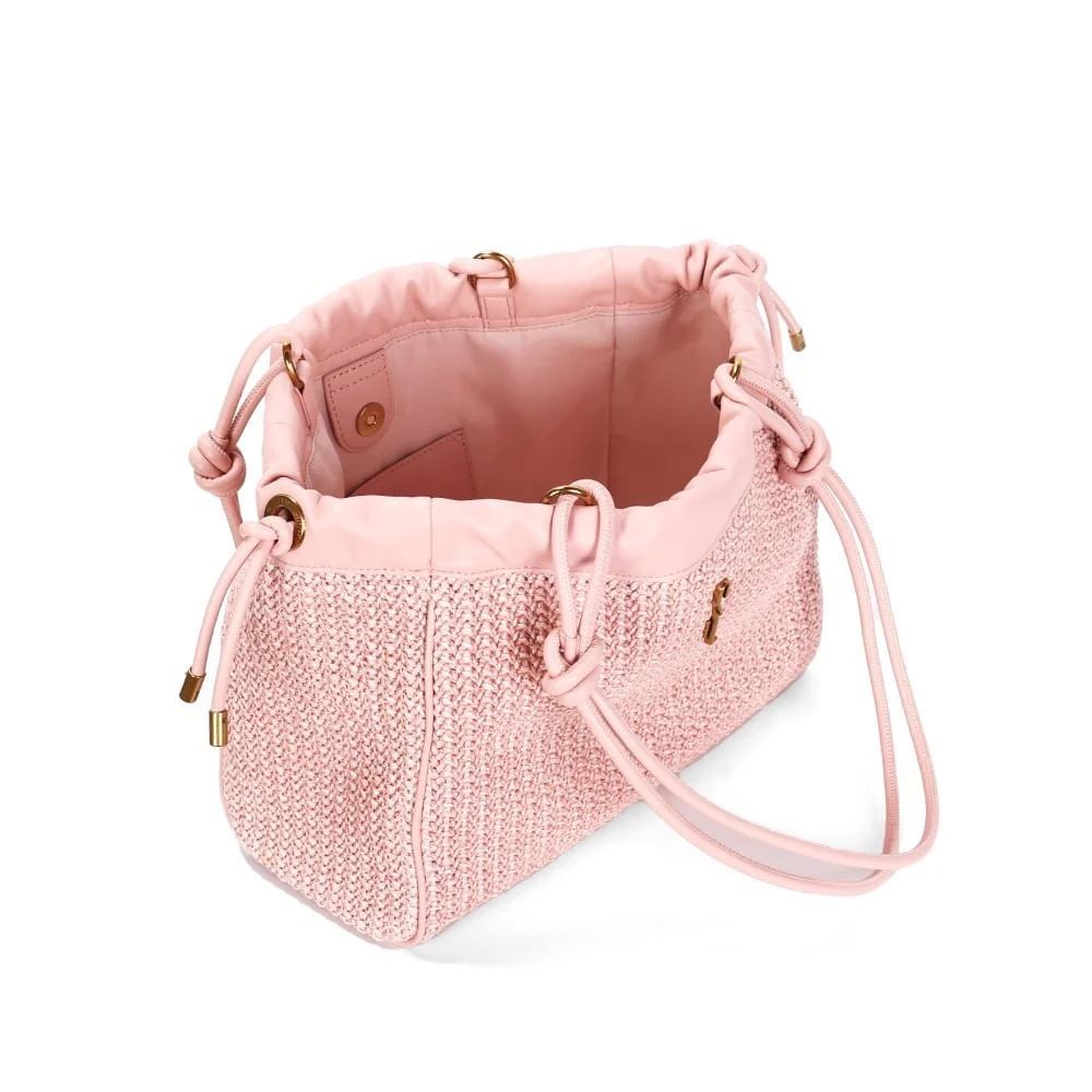 Bolsa M Tramado Baby Pink - vista 2 de 2