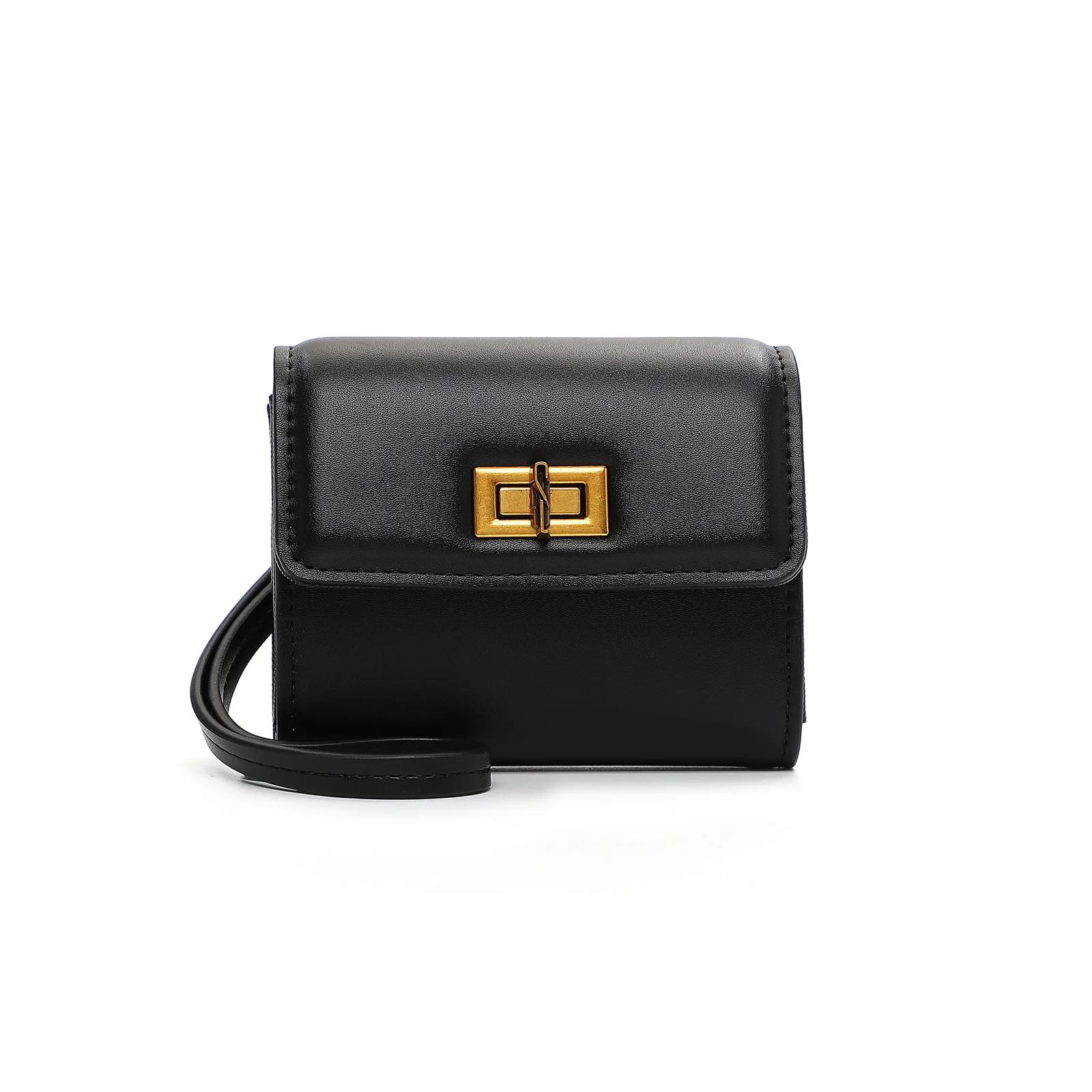 Porta Cartão Soft Preto Alça de Mão - vista 1 de 5