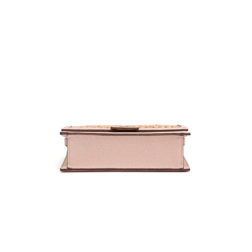 Bolsa Clutch Soft Bege Alça De Ombro - vista 5 de 6