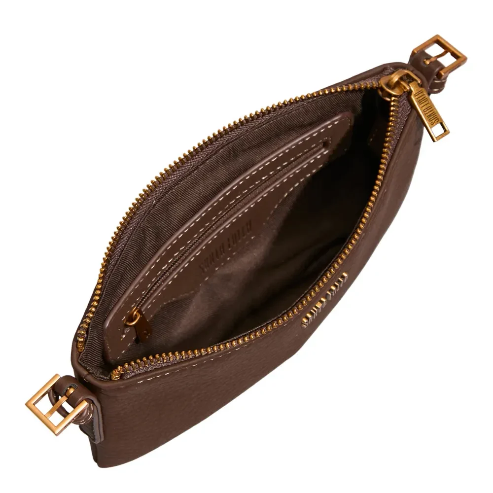 Bolsa Com Caixa Floater Marrom Dark Alça Transversal - vista 4 de 7