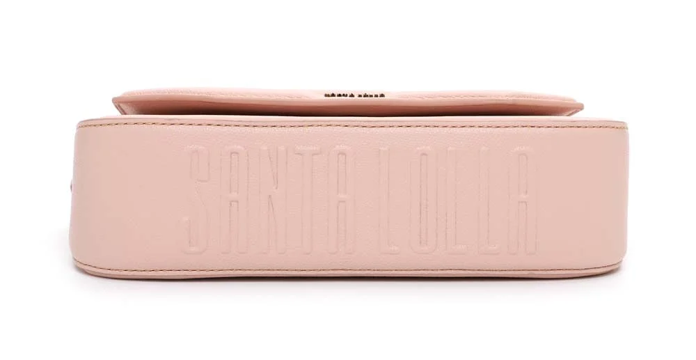 Bolsa Baguete Média Risco Alça Dupla Rosa Blossom - vista 4 de 5