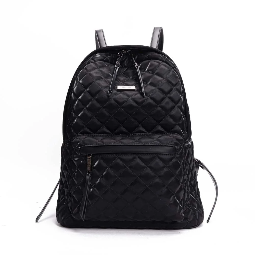 Mochila Nylon Matelassê Preta - vista 1 de 7
