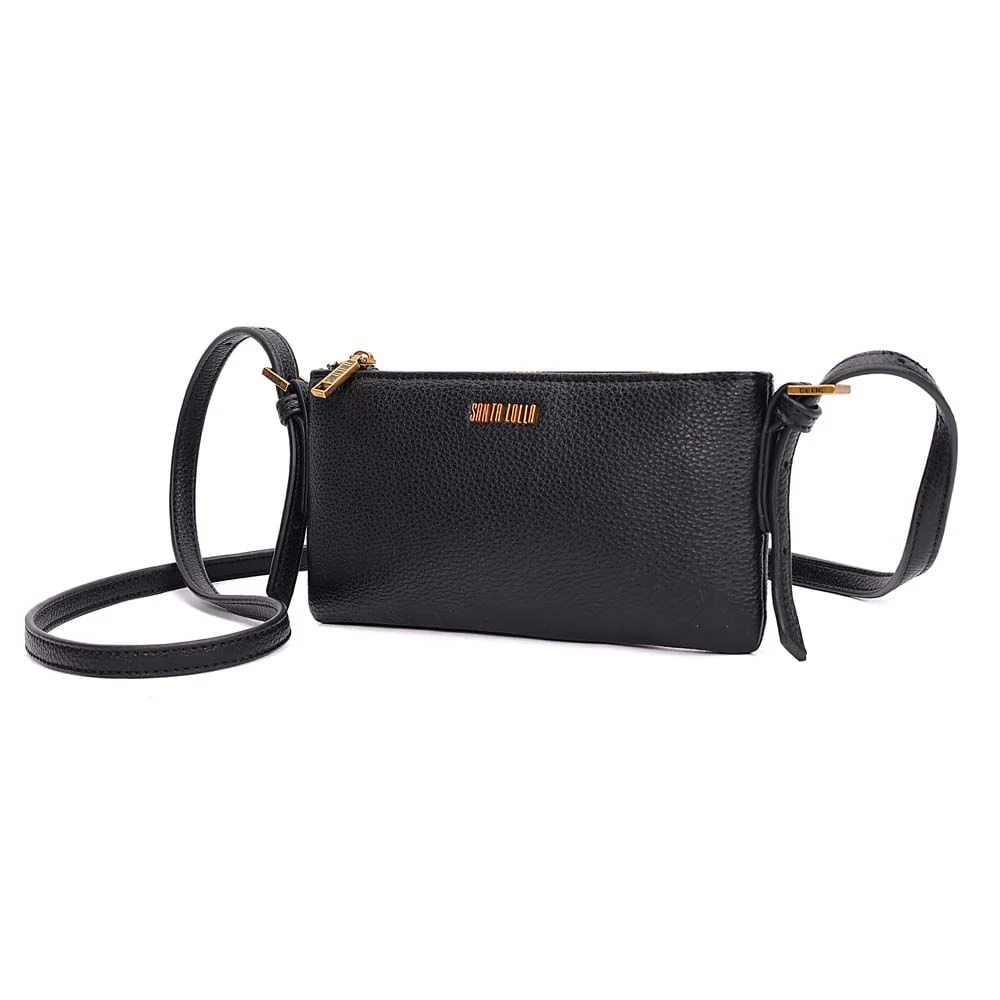 Bolsa Na Caixa Soft Transversal Preta Black - vista 4 de 7