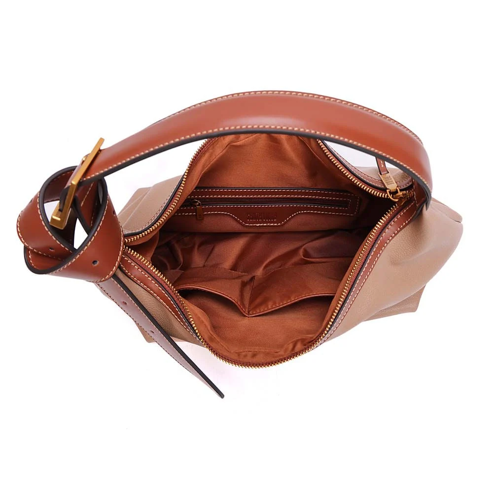 Bolsa Média Floater Alça De Ombro Bege Areia - vista 7 de 7