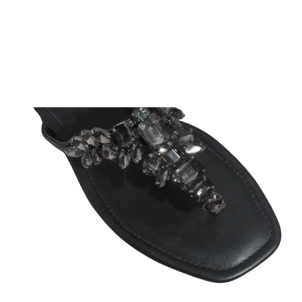 Rasteira Napa Soft Preto - vista 5 de 5