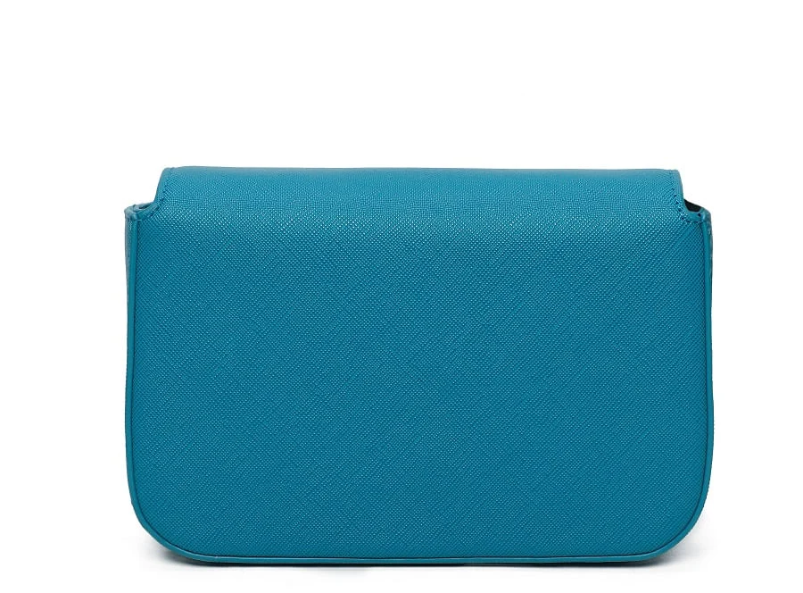 Bolsa Pequena Tiracolo Azul - vista 4 de 5