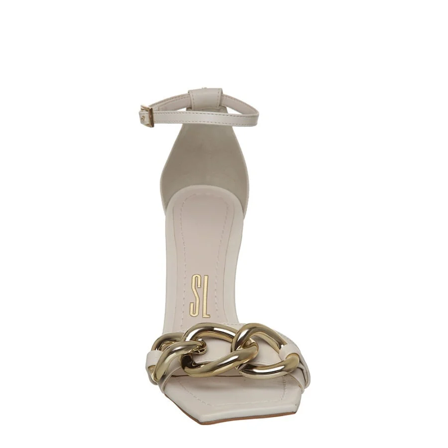 Sandália Santorine Corrente Off White - vista 4 de 4
