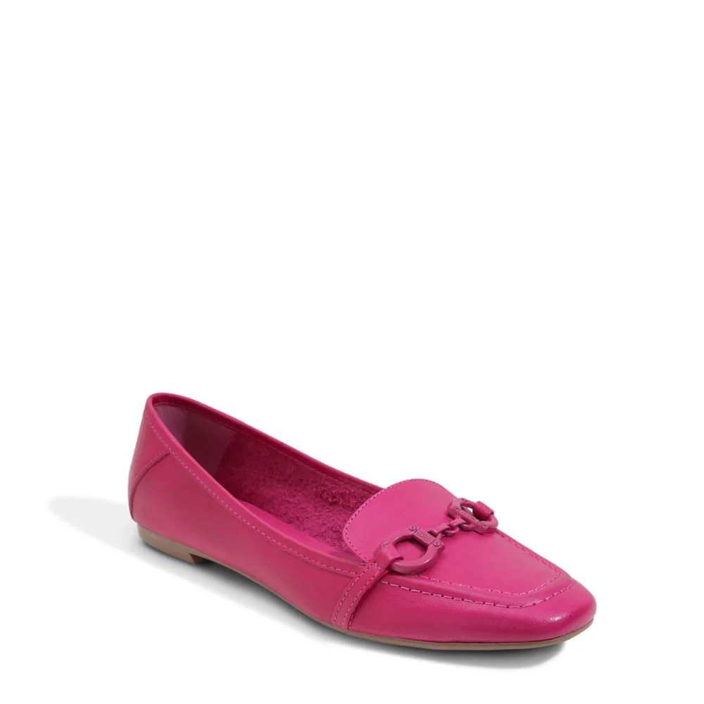 Mocassim Couro Corrente Pink - vista 2 de 4