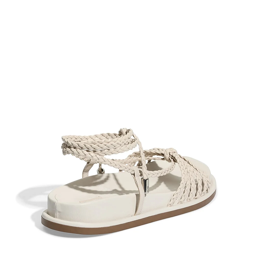 Rasteira Napa Santorine Off White - vista 3 de 4