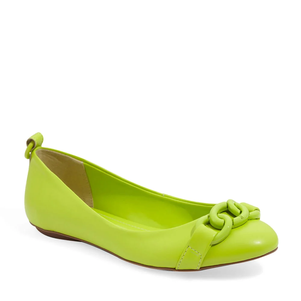 Sapatilha Napa Santorine Verde Siciliano - vista 3 de 4